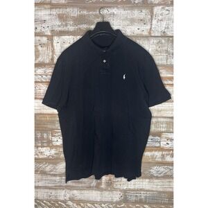 Polo Ralph Lauren Mens Black Polo short sleeved shirt XL